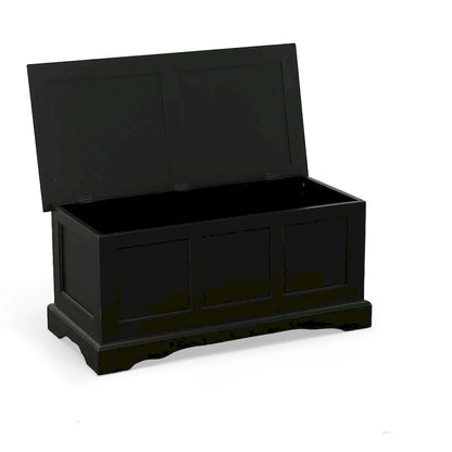 Antique Black Devonshire Blanket Chest