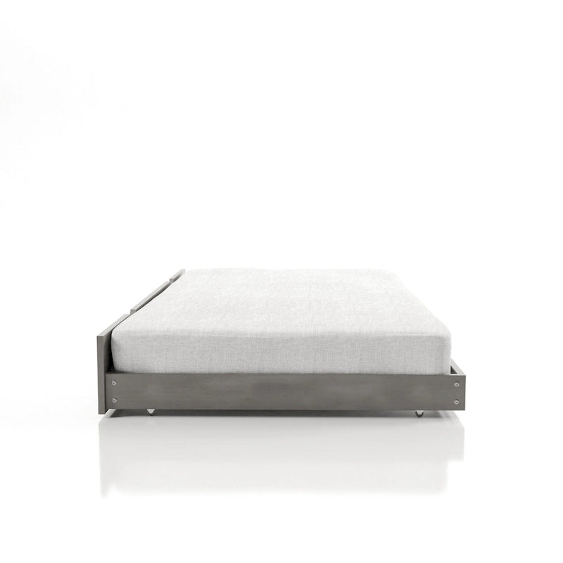 Hily Transitional Grey Twin Solid Wood Trundle by Furniture of America