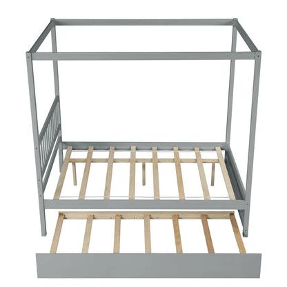 Full bed with twin trundle