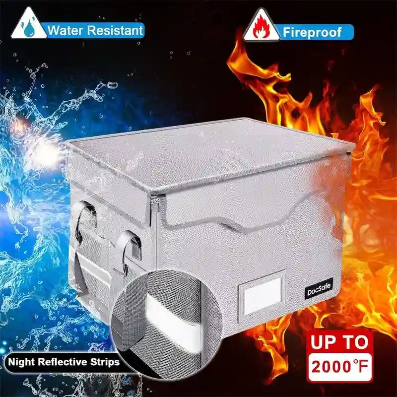 File Box Fireproof Document