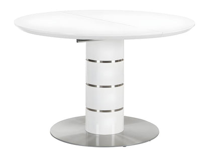White Metal Dining Table