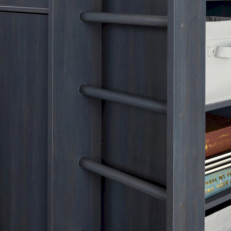 South Shore Ulysses Loft Bed with Desk