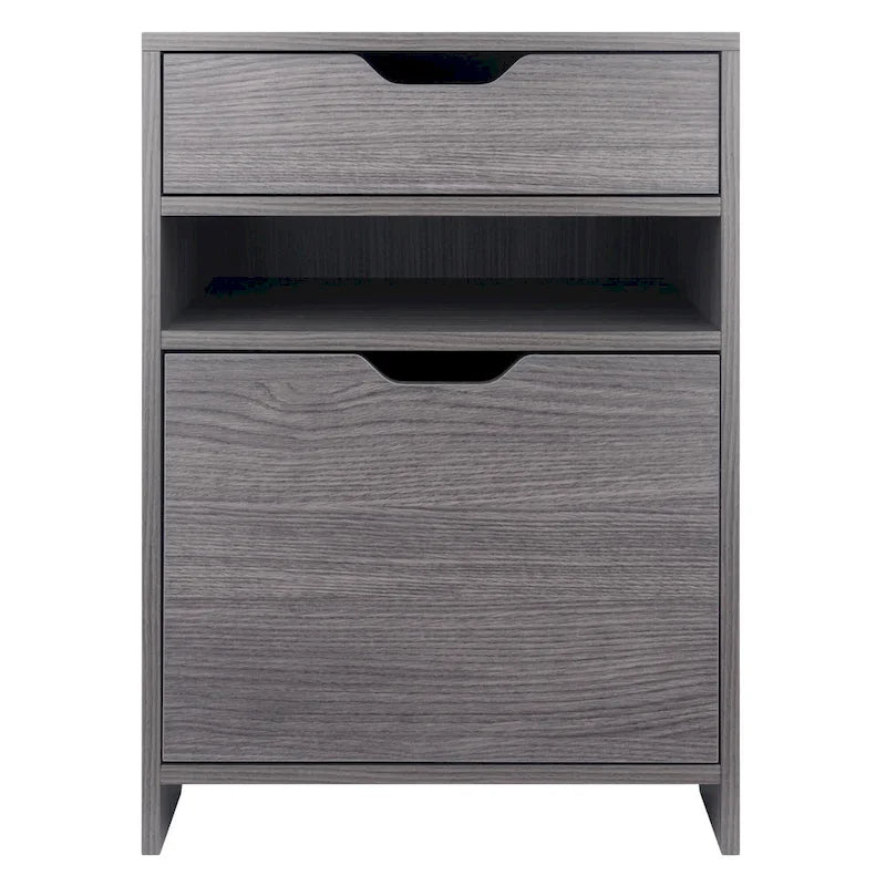 Nova Filing Storage Cabinet, Charcoal
