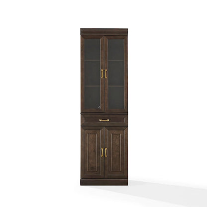 Crosley Stanton Glass Door Kitchen Storage Pantry Cabinet