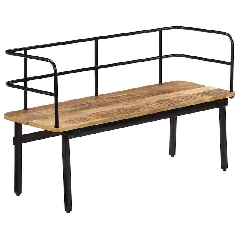 vidaXL Bench 47.2x15.7x27.6 Solid Mango Wood