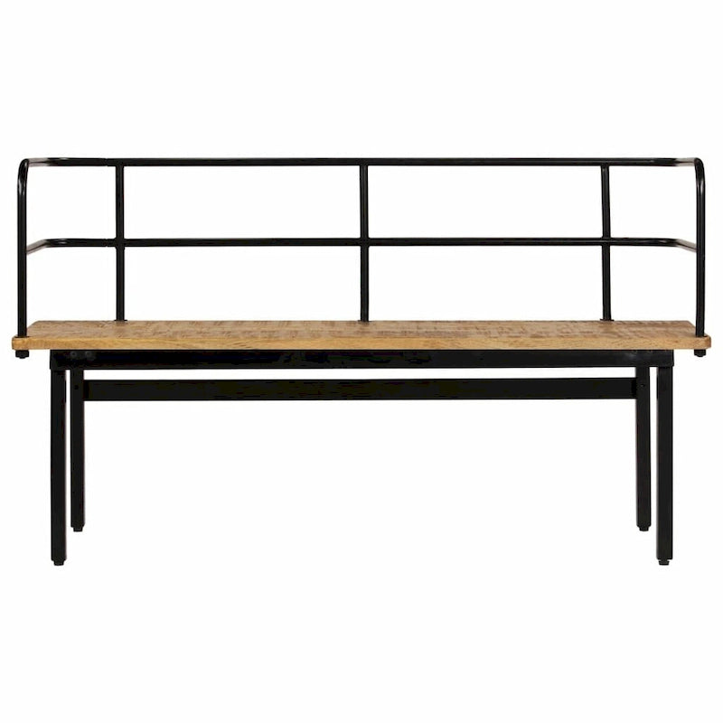 vidaXL Bench 47.2x15.7x27.6 Solid Mango Wood