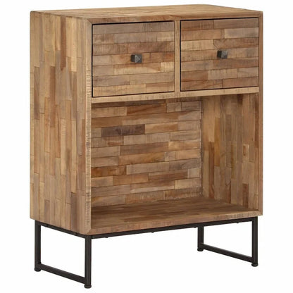 vidaXL Sideboard Reclaimed Teak Wood 23.6x11.8x29.5