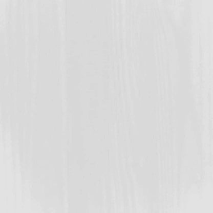 vidaXL Highboard, 44.1x17x77.2 Inches, White and Natural Finish Top - 44.1 x 16.9 x 77.2