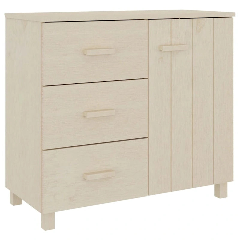 vidaXL Sideboard Buffet Cabinet with Storage for Kitchen HAMAR Solid Pinewood - 35.4x15.7x31.5