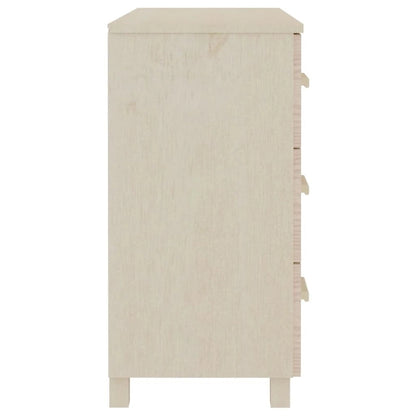 vidaXL Sideboard Buffet Cabinet with Storage for Kitchen HAMAR Solid Pinewood - 35.4x15.7x31.5