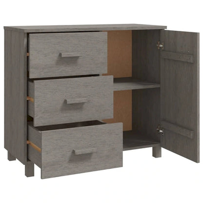 vidaXL Sideboard Buffet Cabinet with Storage for Kitchen HAMAR Solid Pinewood - 35.4x15.7x31.5