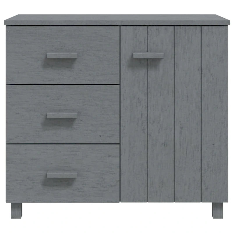 vidaXL Sideboard Buffet Cabinet with Storage for Kitchen HAMAR Solid Pinewood - 35.4x15.7x31.5