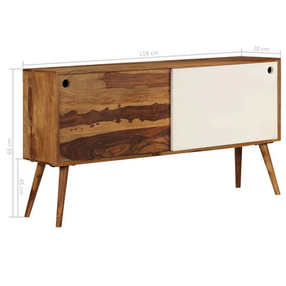 vidaXL Sideboard Solid Sheesham Wood 46.5x11.8x26
