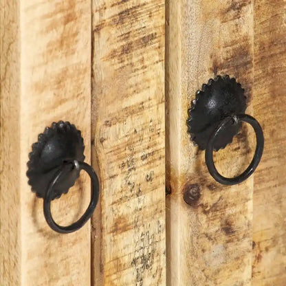 vidaXL Sideboard 67.7x13.8x31.5 Solid Mango Wood