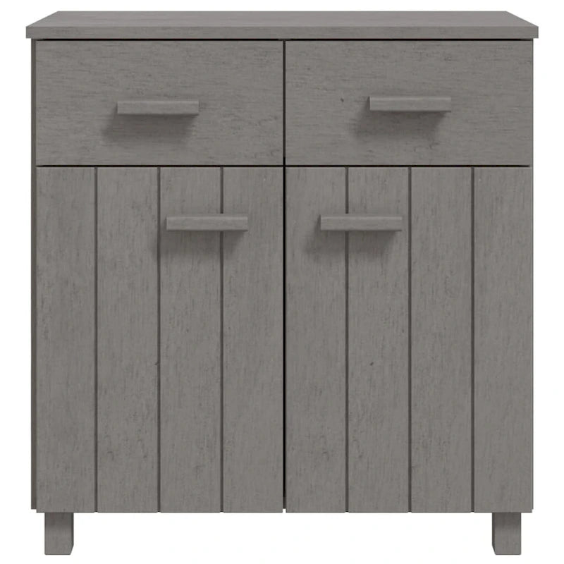 vidaXL Sideboard Buffet Console Cabinet with Storage HAMAR Solid Wood Pine - 31.1x15.7x31.5