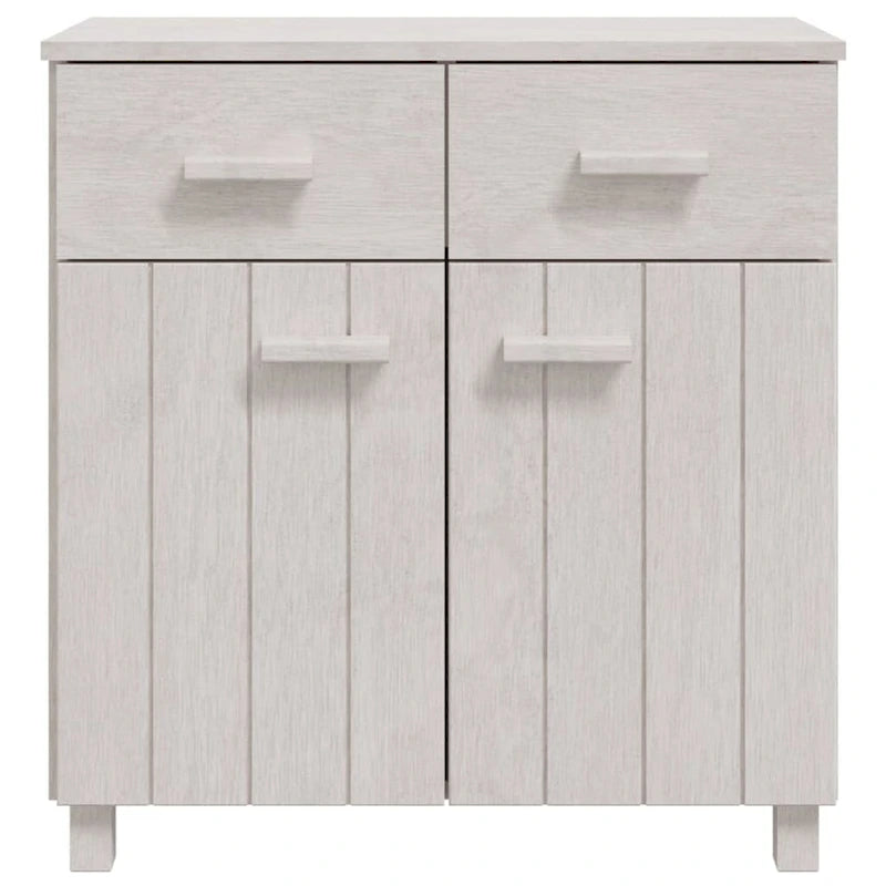 vidaXL Sideboard Buffet Console Cabinet with Storage HAMAR Solid Wood Pine - 31.1x15.7x31.5