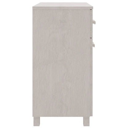 vidaXL Sideboard Buffet Console Cabinet with Storage HAMAR Solid Wood Pine - 31.1x15.7x31.5