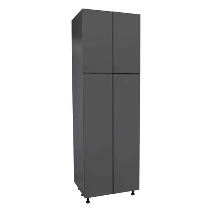 24 x 90 Utility Cabinet-Four Door-Grey - 24 x 90 x 23 3/8