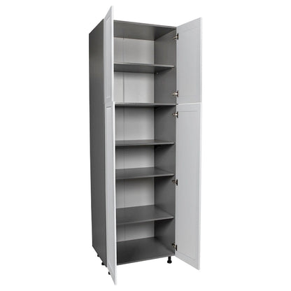 24 x 90 Utility Cabinet-Four Door-Grey - 24 x 90 x 23 3/8