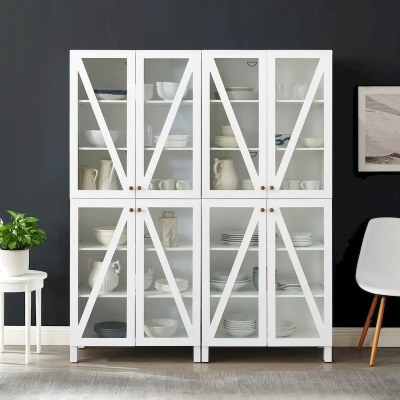 Crosley Cassai 2Pc Storage Pantry Set