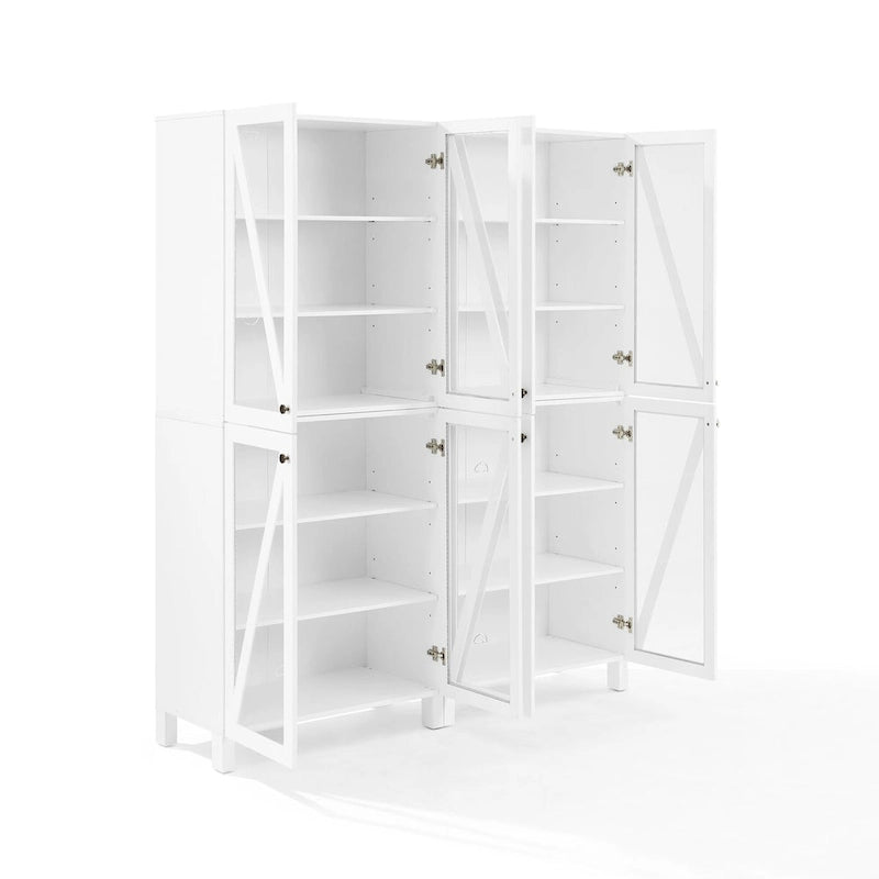 Crosley Cassai 2Pc Storage Pantry Set