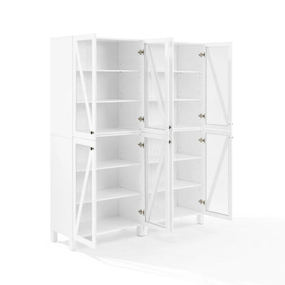 Crosley Cassai 2Pc Storage Pantry Set