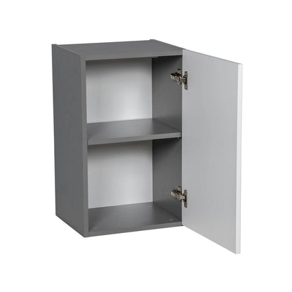 9 x 24 Wall Cabinet-Single Door-Grey - 9 x 24 x 12