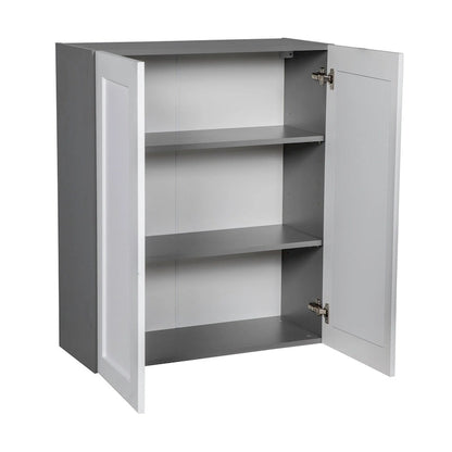 33 x 36 Wall Cabinet-Double Door-Grey - 33 x 36 x 12