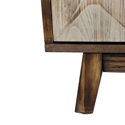 59.84 Vintage Freestanding Storage Cabinet with 4 Doors