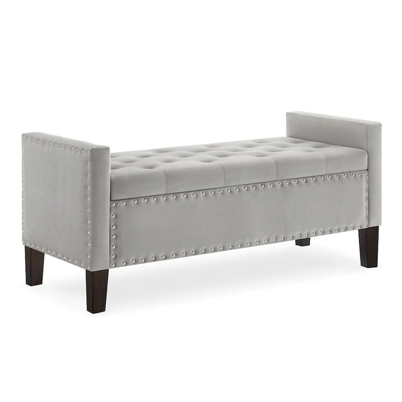 Tufted Button Storage Ottoman Bench - 48L x 18.5W x 22 H