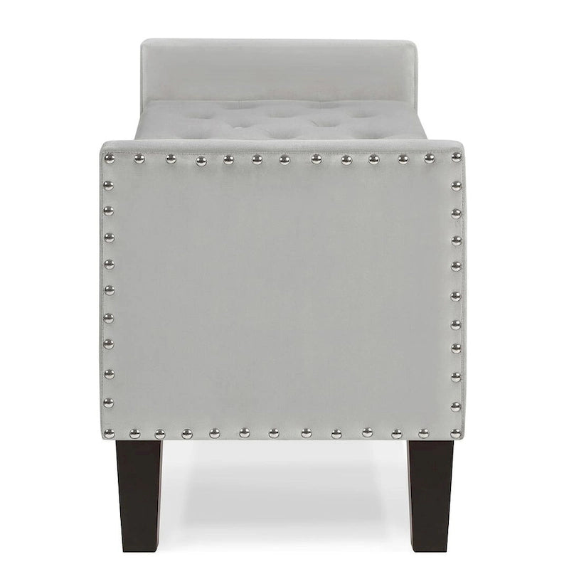 Tufted Button Storage Ottoman Bench - 48L x 18.5W x 22 H