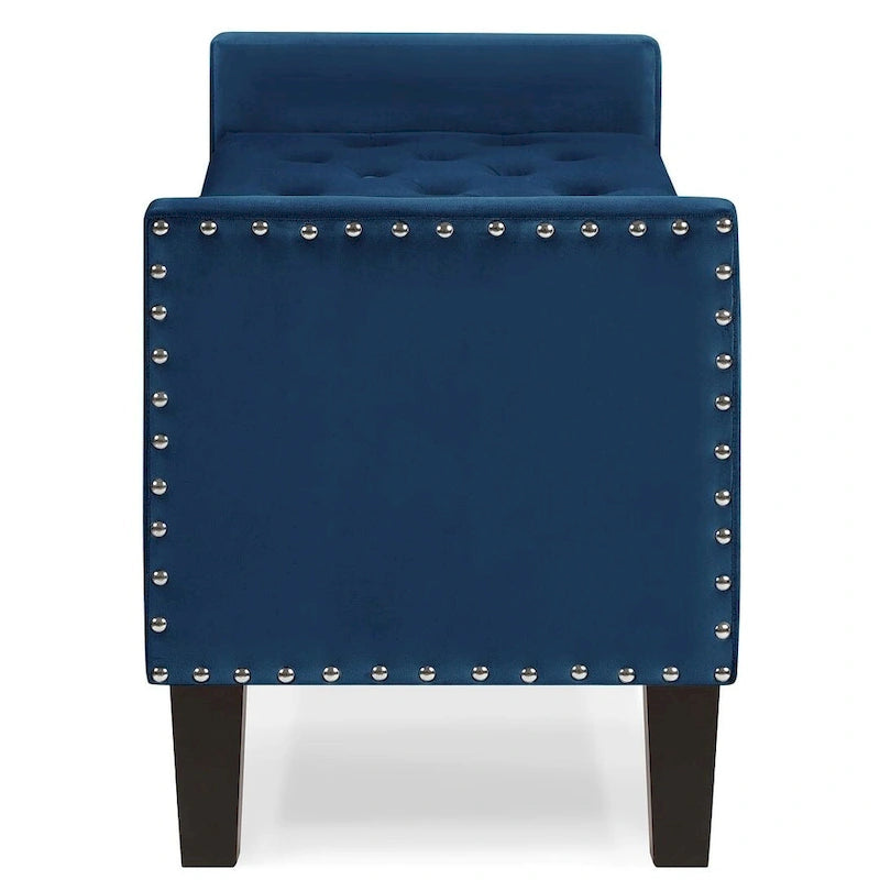 Tufted Button Storage Ottoman Bench - 48L x 18.5W x 22 H