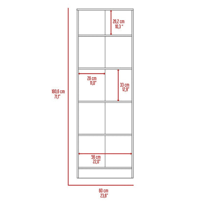 Multistorage Pantry Cabinet, Five Shelves, Double Door Cabinet