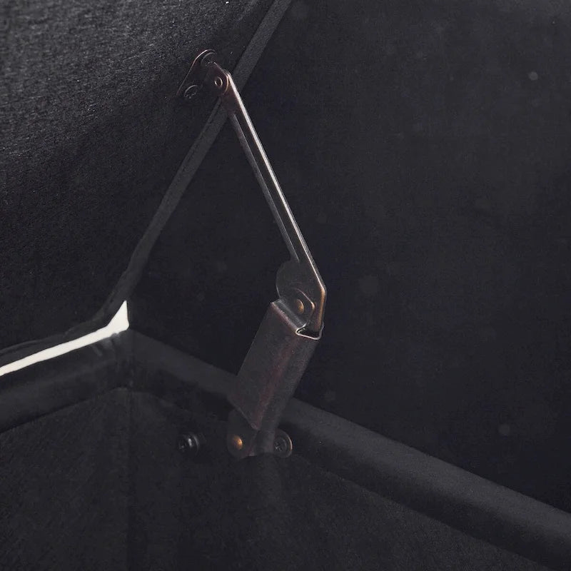 Storage Bench, 44.5-Inch Queen Velvet Button Bedside Bench, Entryway Living Room with Armrests, Nailhead Trim