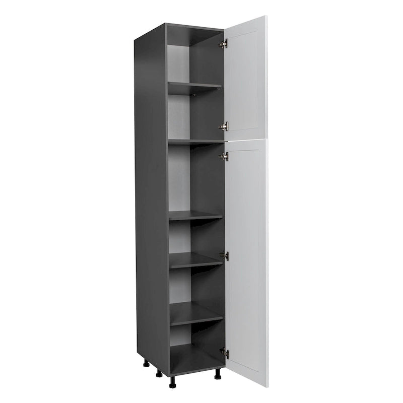18 x 84 Utility Cabinet-Double Door-Grey - 18 x 84 x 23 3/8