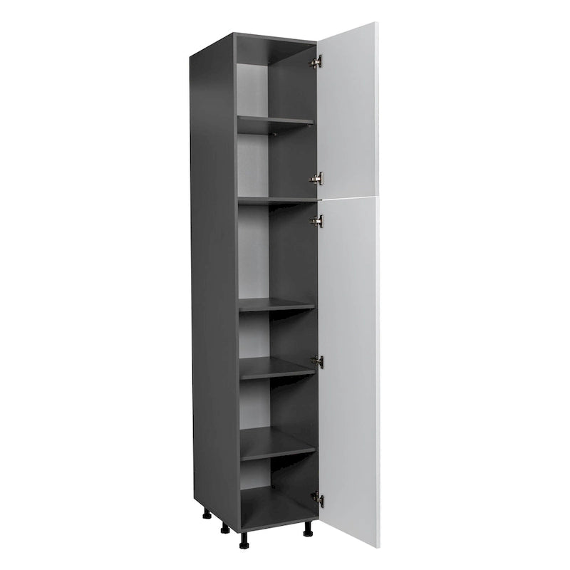 18 x 84 Utility Cabinet-Double Door-Grey - 18 x 84 x 23 3/8