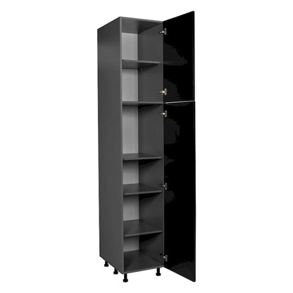 18 x 84 Utility Cabinet-Double Door-Grey - 18 x 84 x 23 3/8