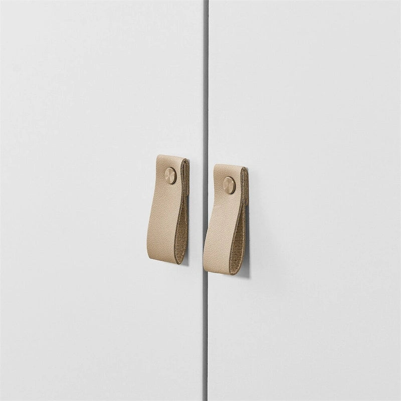 Modern Wood Sideboard Cabinet with Round Legs and Shelf - N/A