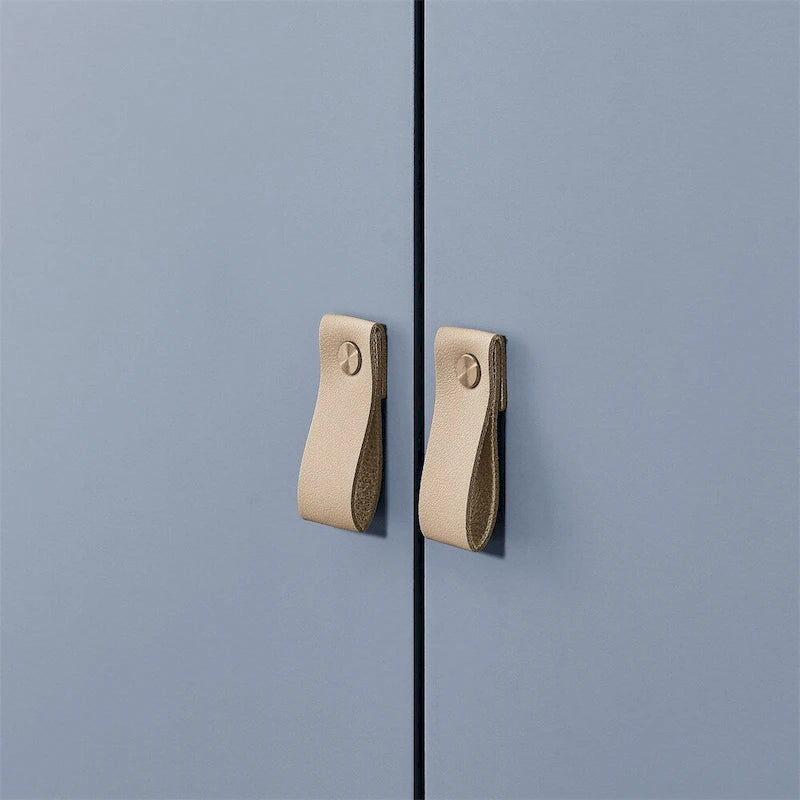 Modern Wood Sideboard Cabinet with Round Legs and Shelf - N/A