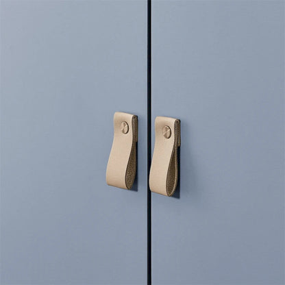 Modern Wood Sideboard Cabinet with Round Legs and Shelf - N/A