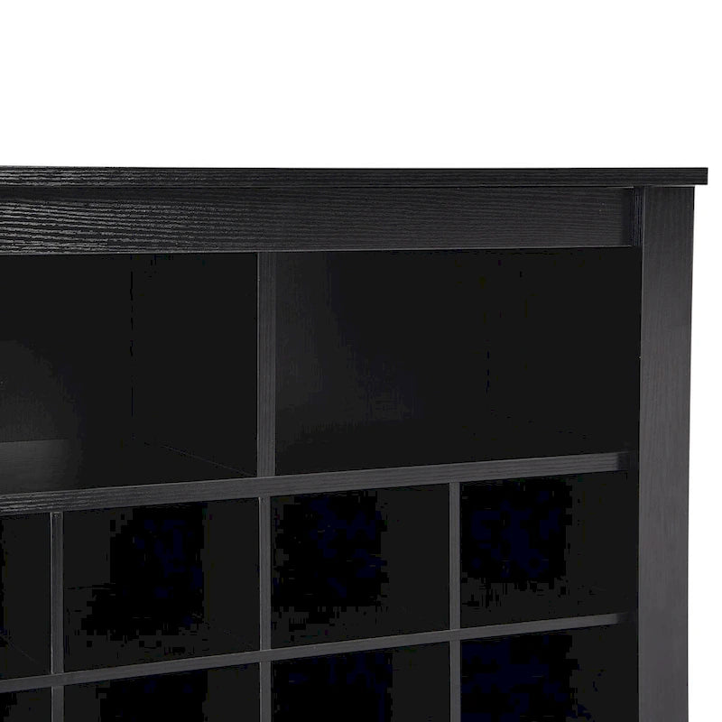 Sleek Design 24 Shoe Cubby Console