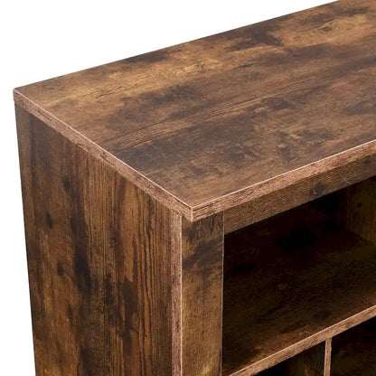 Sleek Design 24 Shoe Cubby Console