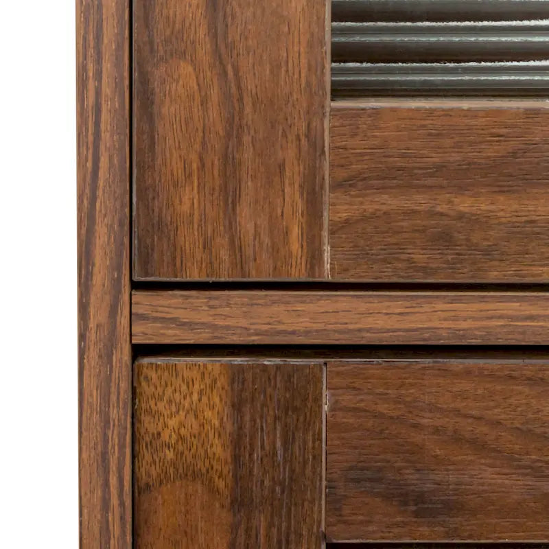 Contemporary Glass Doors Office Storage Cabinet