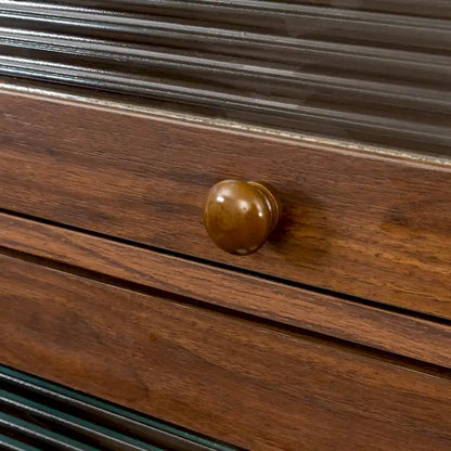 Contemporary Glass Doors Office Storage Cabinet