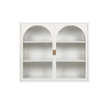 27.56Glass Doors Modern Two-door Wall Cabinet