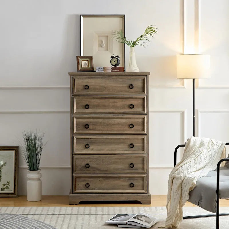 MM Modern 6 Drawer Dresser