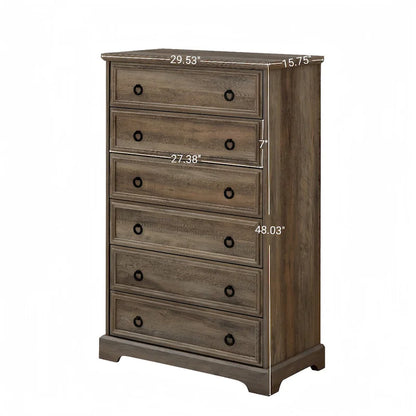 MM Modern 6 Drawer Dresser