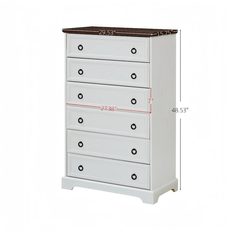 MM Modern 6 Drawer Dresser