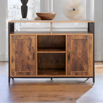 Sideboard with Open Shelves and Anti Tipping Kit - N/A