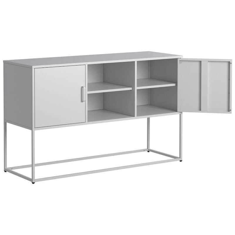 Sideboard buffet - Adjustable feet, anti-tilt device,elegant handle,silent magnetic closure and eco-friendly finish